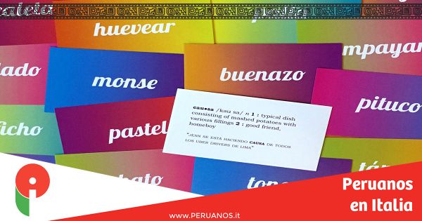 Peruanismos y jerga peruana - Peruanos en Italia